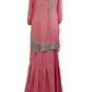 Shimmery Pink Luxury Dress(3pc)