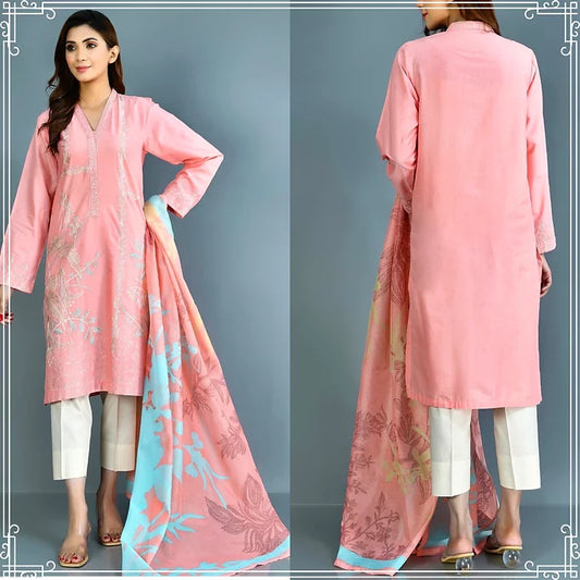 Embroidered Lawn 2Pc