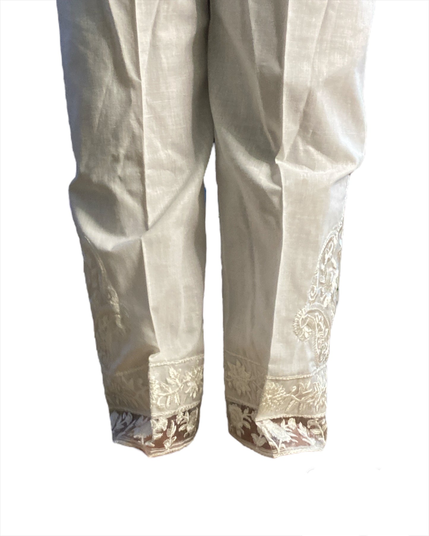 Cotton Embroidery Trouser
